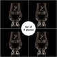 "If I Cannot Drink..." Glencairn – Set of 4
